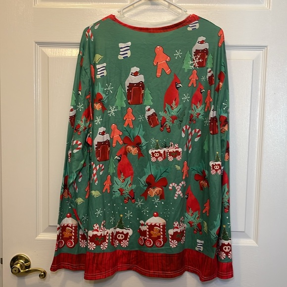 Christmas Shirt XXLarge men’s nwot ugly Christmas Sweater print - Picture 3 of 5